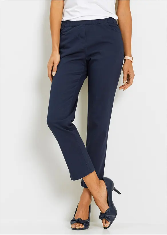 Pantalon 7/8 à taille élastiquée, bonprix