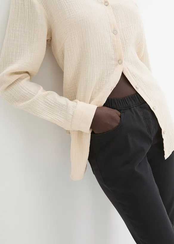 Pantalon 7/8 à taille élastiquée, bonprix