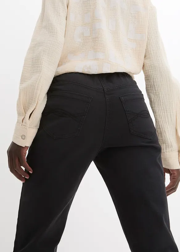 Pantalon 7/8 à taille élastiquée, bonprix