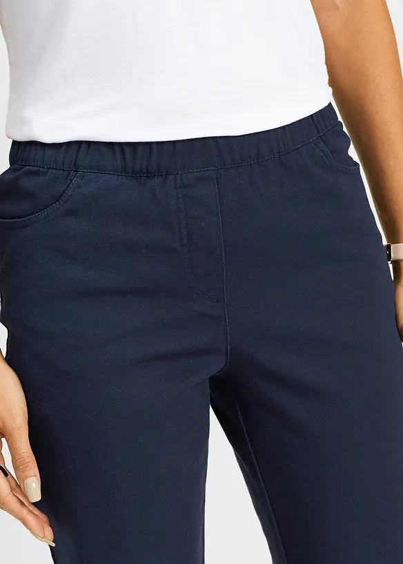 Pantalon 7/8 à taille élastiquée, bonprix
