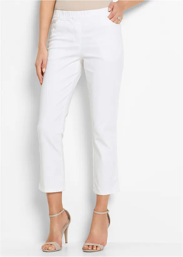 Pantalon 7/8 à taille élastiquée, bonprix
