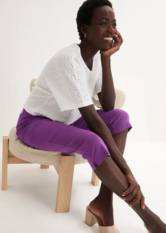 Corsaire extensible à taille élastiquée, bonprix