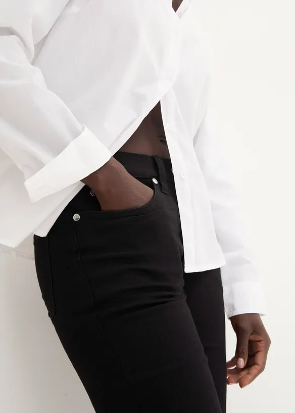 Jean slim taille mi-haute, très extensible, bonprix