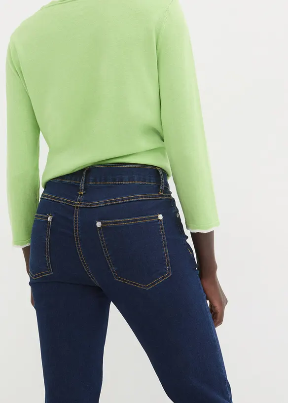 Jean slim taille mi-haute, très extensible, bonprix