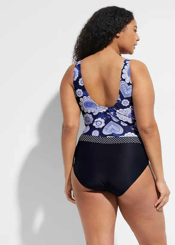 Maillot 1 pièce sculptant, maintien modéré, bonprix