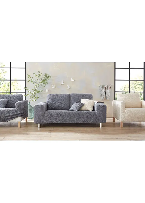 Housse GAICO effet froiss&eacute;, bpc living bonprix collection