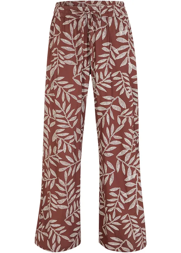 Pantalon palazzo imprimé, bonprix