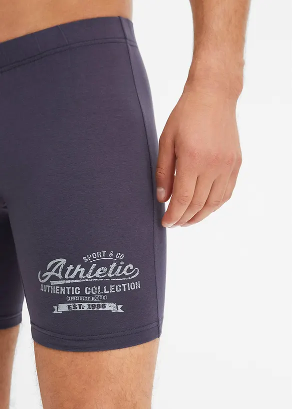 Lot de 2 boxers longs avec coton, bonprix