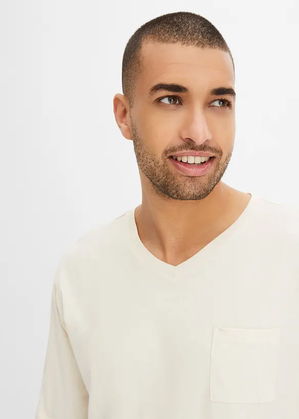 Pyjama manches courtes en coton, bonprix