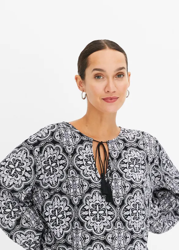 Blouse texturée, bonprix