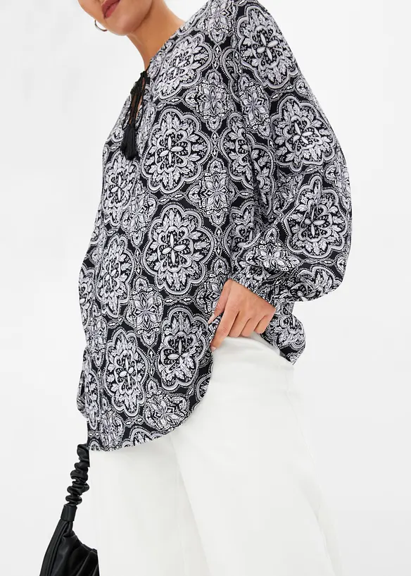 Blouse texturée, bonprix