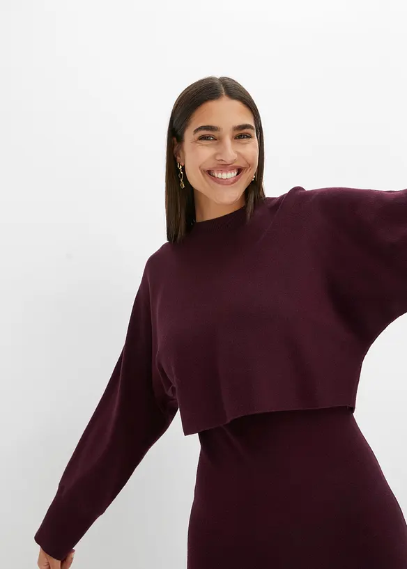 Ensemble 2 pièces en maille, bonprix