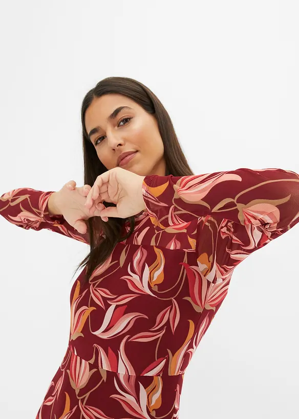 Robe en mesh, bonprix