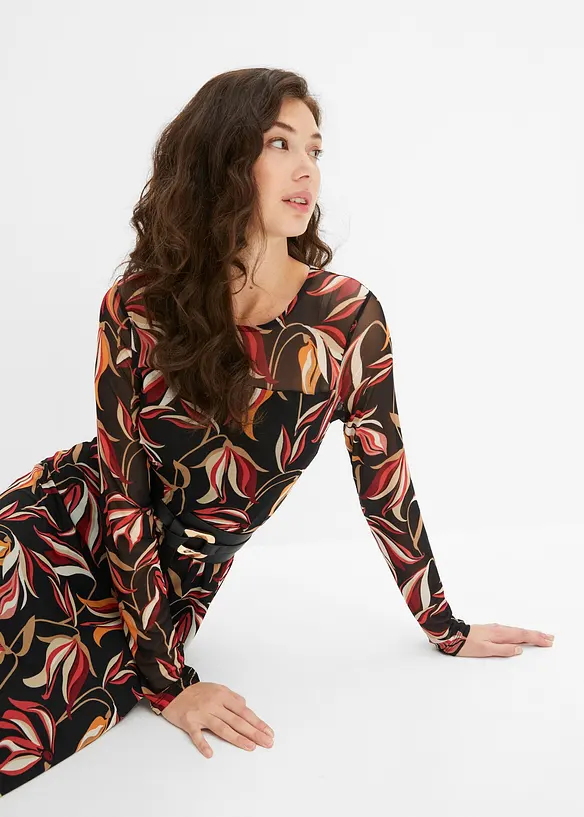 Robe en mesh, bonprix