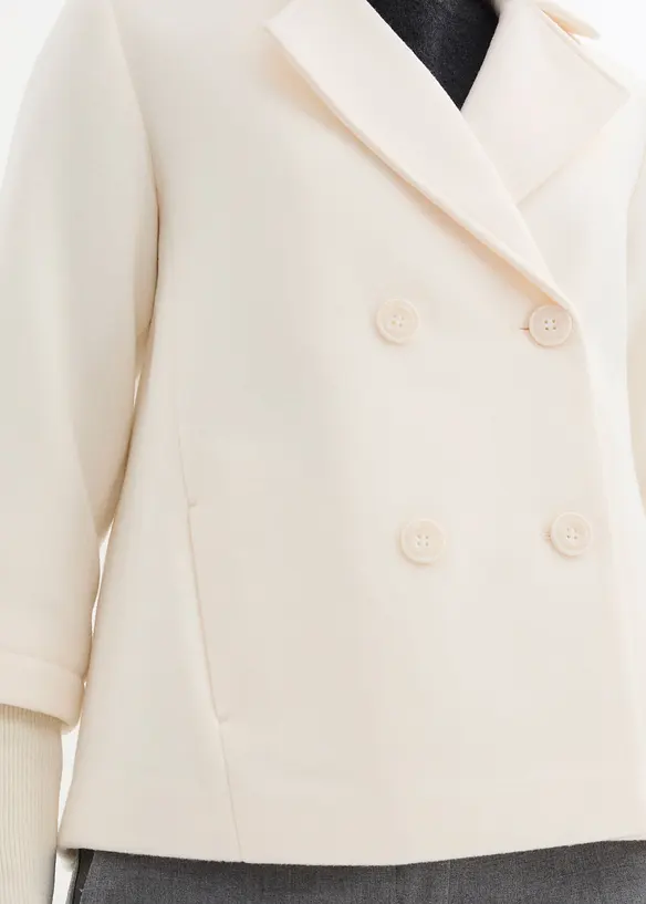 Caban avec manches en maille, bonprix