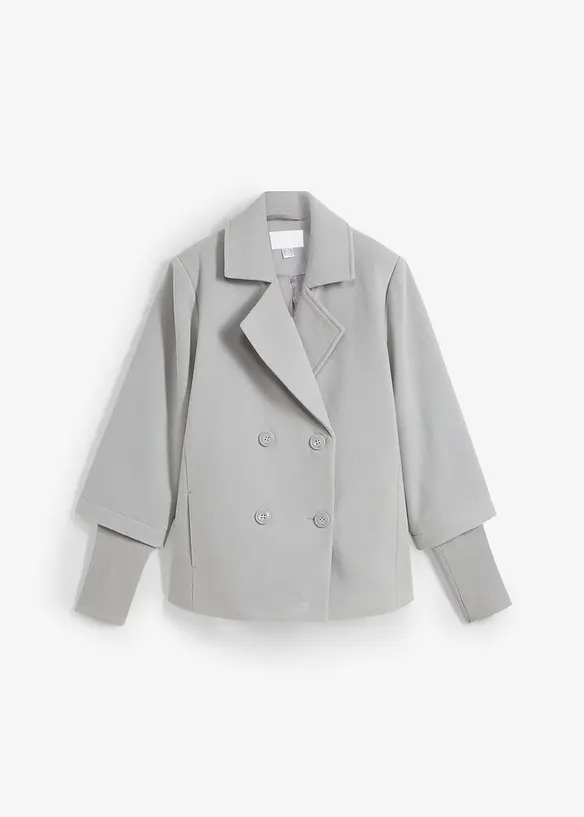 Caban avec manches en maille, bonprix