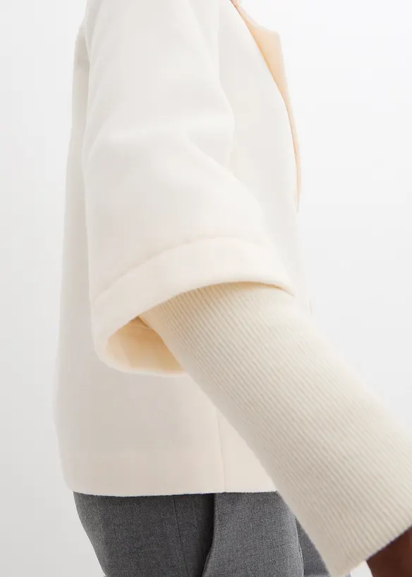 Caban avec manches en maille, bonprix