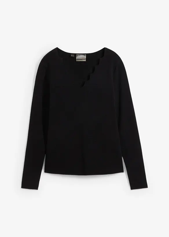 Pull en fine maille douce, bonprix