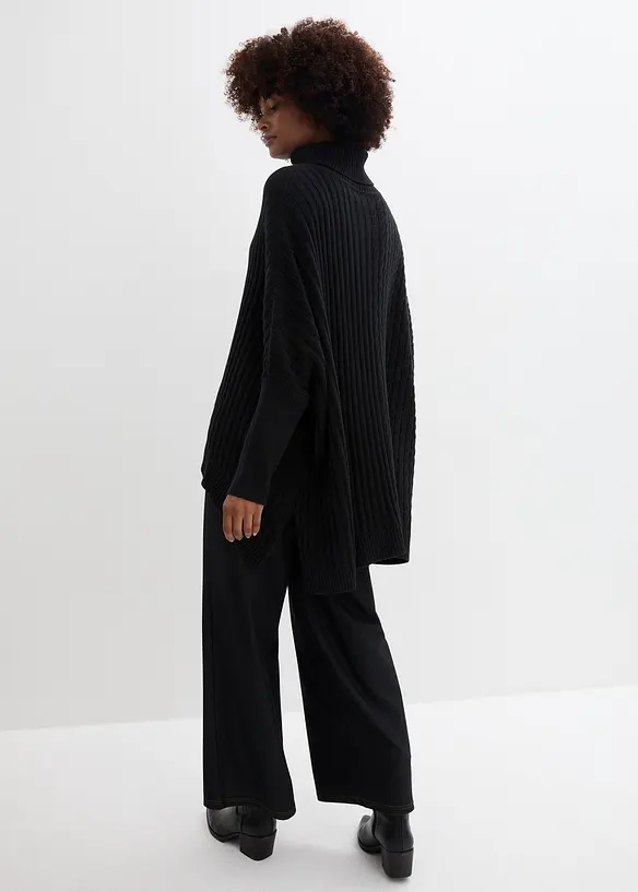 Pull poncho oversize, bonprix