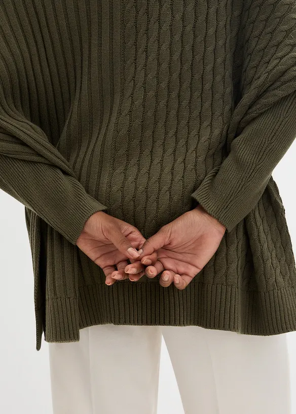 Pull poncho oversize, bonprix