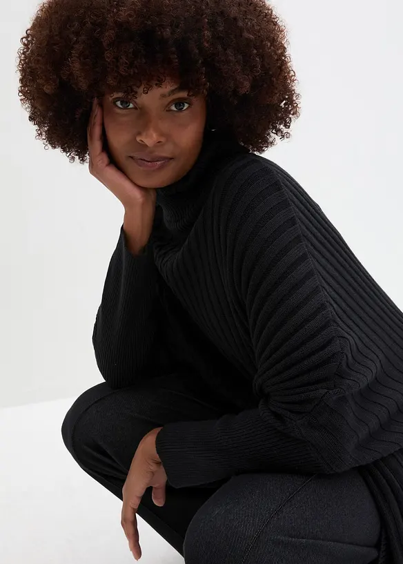 Pull poncho oversize, bonprix