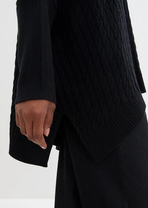 Pull poncho oversize, bonprix