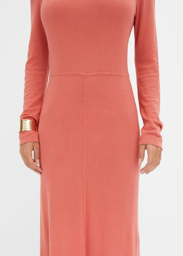 Robe longue en maille, bonprix