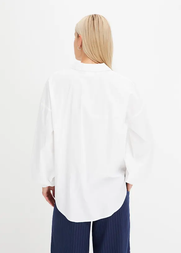 Chemisier oversize 100 % coton, bonprix