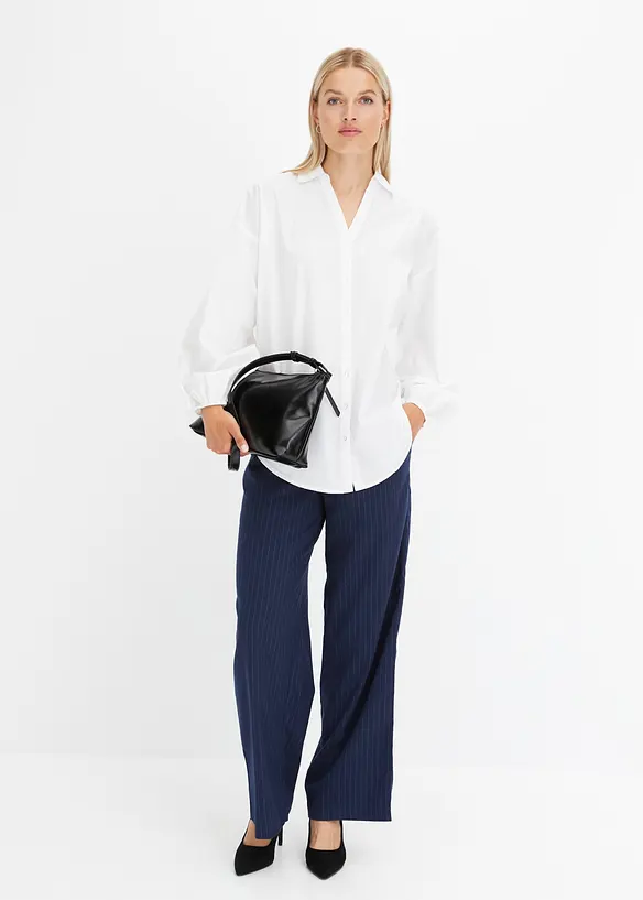 Chemisier oversize 100 % coton, bonprix