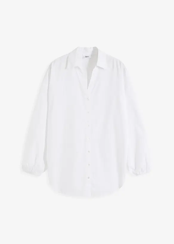 Chemisier oversize 100 % coton, bonprix