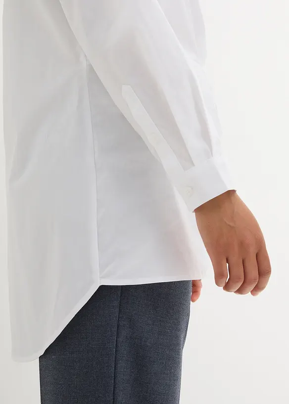 Chemisier long derrière 100% coton, bonprix