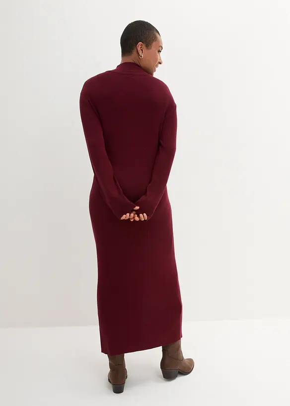 Robe longue et fluide en fine maille, bonprix