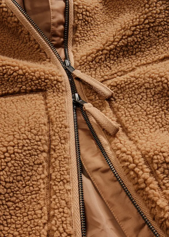 Veste en sherpa doublée, bonprix