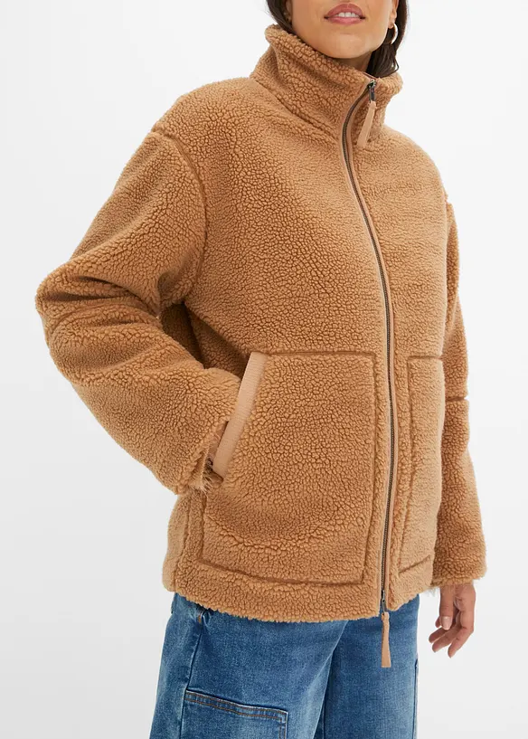 Veste en sherpa doublée, bonprix