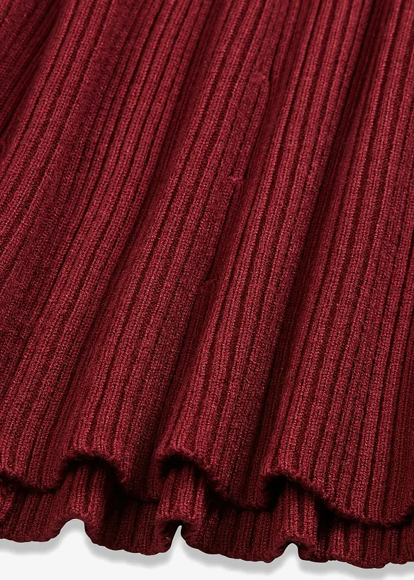 Jupe en maille côtelée, viscose majoritaire, bonprix