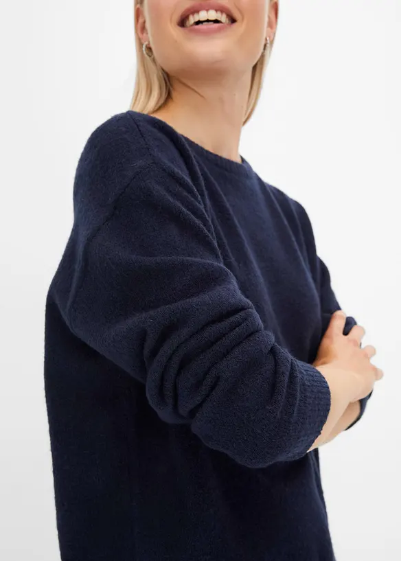 Pull col rond à épaules descendues, bonprix