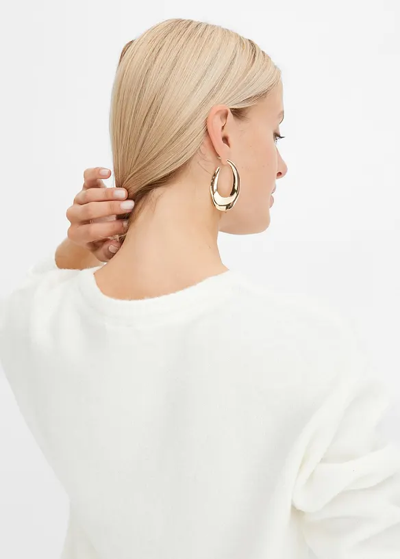 Pull col rond à épaules descendues, bonprix