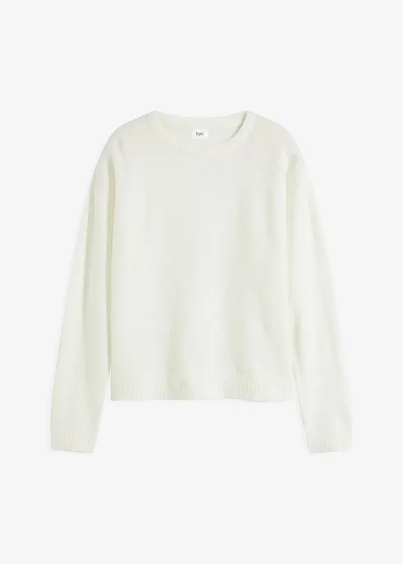 Pull col rond à épaules descendues, bonprix