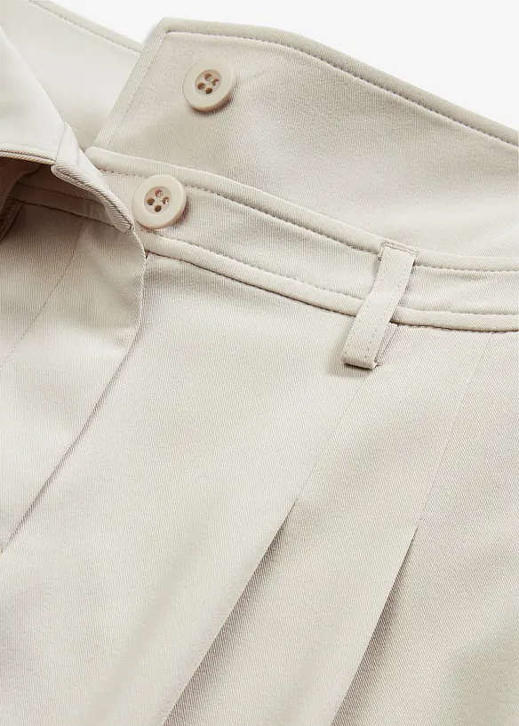 Pantalon évasé taille haute, bonprix