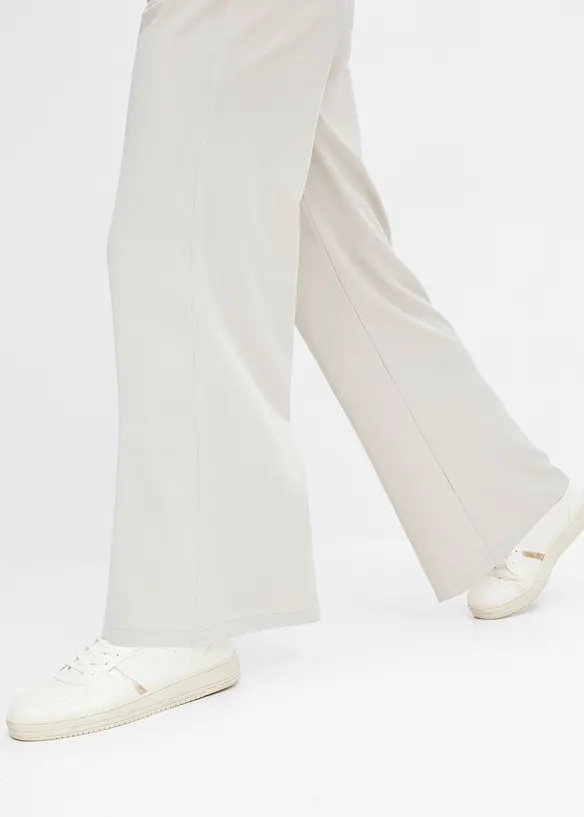 Pantalon évasé taille haute, bonprix