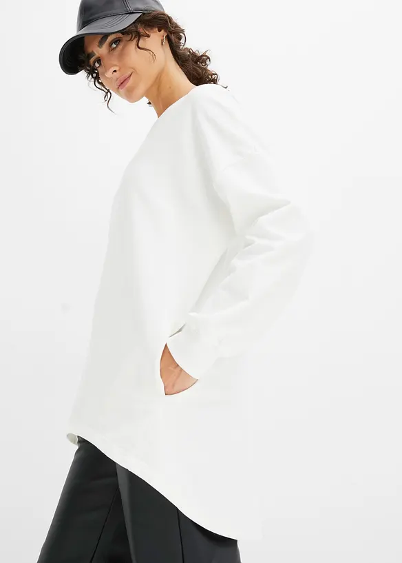 Sweat-shirt oversize 100% coton, bonprix