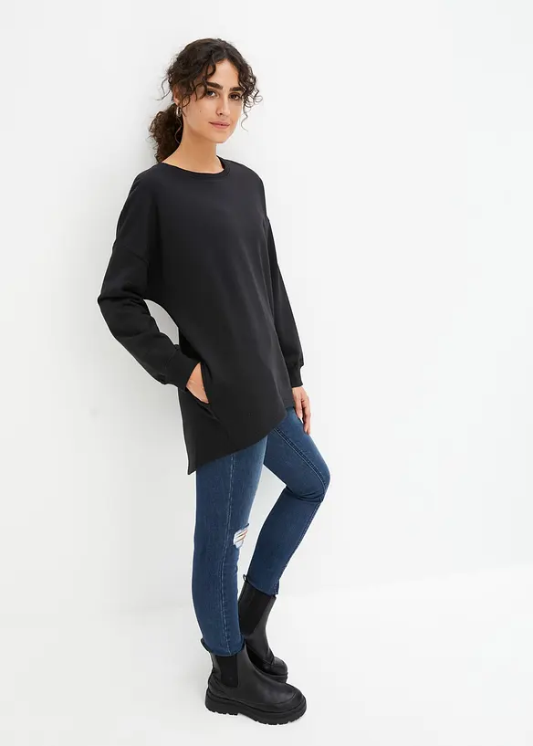 Sweat-shirt oversize 100% coton, bonprix