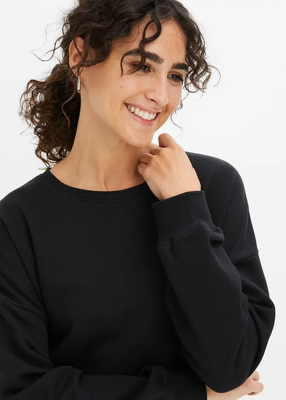Sweat-shirt oversize 100% coton, bonprix