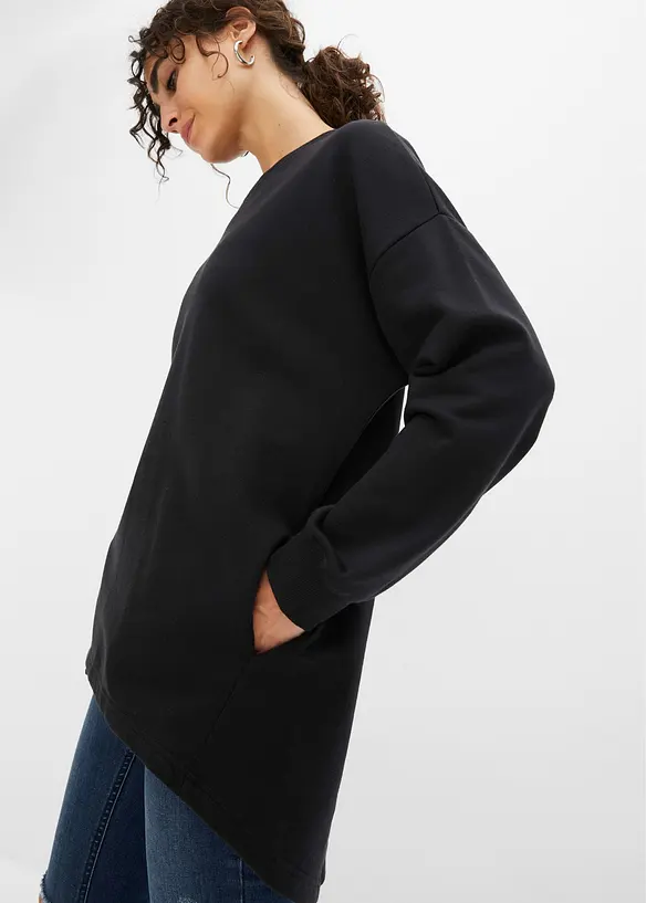 Sweat-shirt oversize 100% coton, bonprix