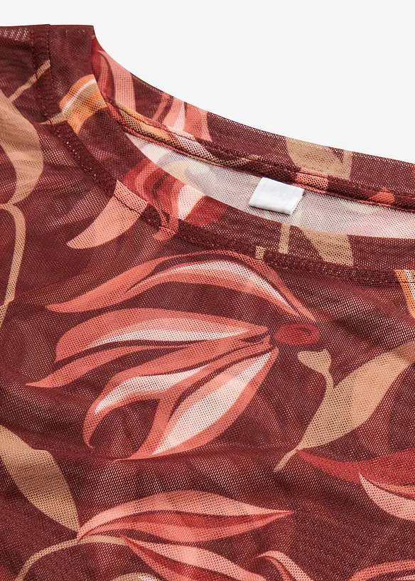 T-shirt manches longues en mesh, bonprix