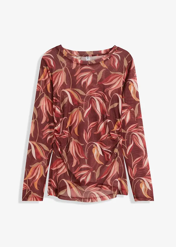 T-shirt manches longues en mesh, bonprix