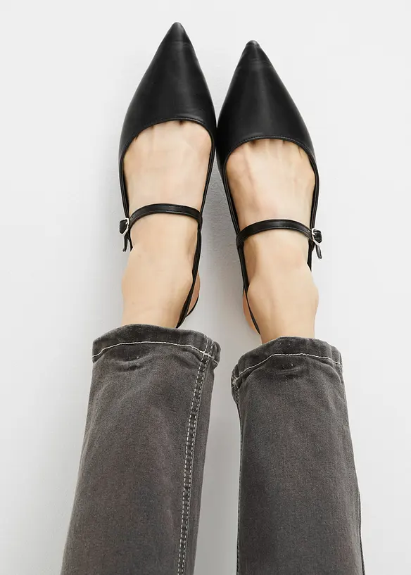 Jean mom taille haute, extensible, bonprix