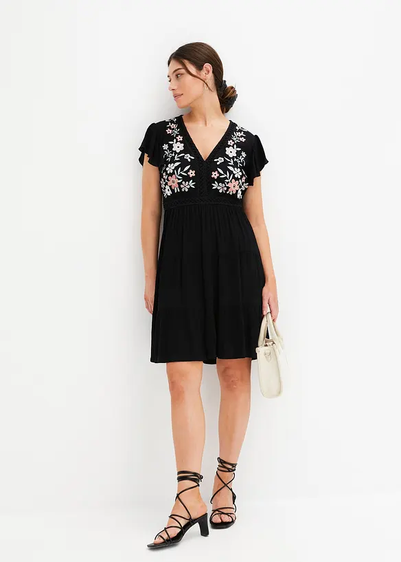 Robe à broderies, bonprix