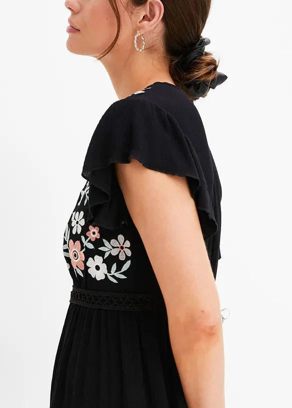 Robe à broderies, bonprix