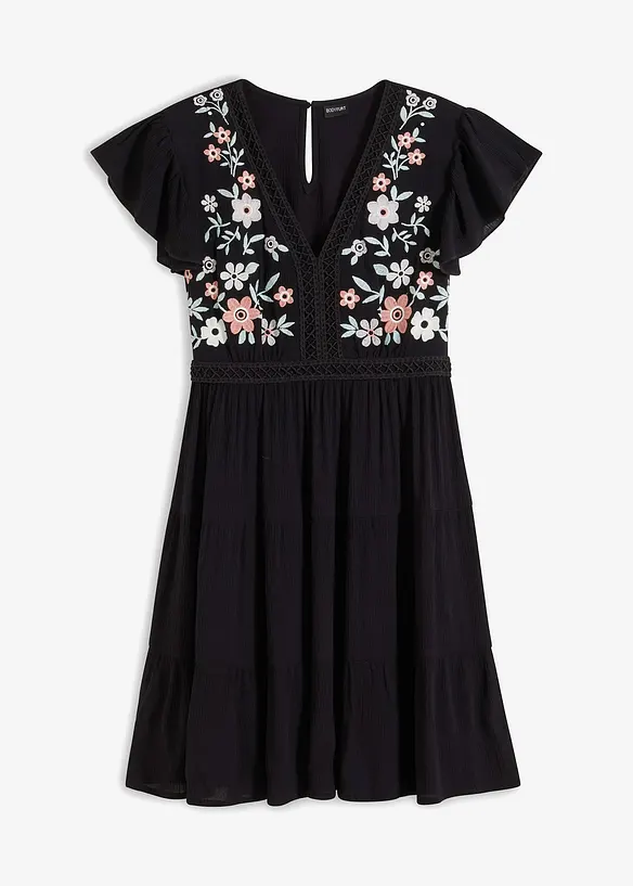 Robe à broderies, bonprix